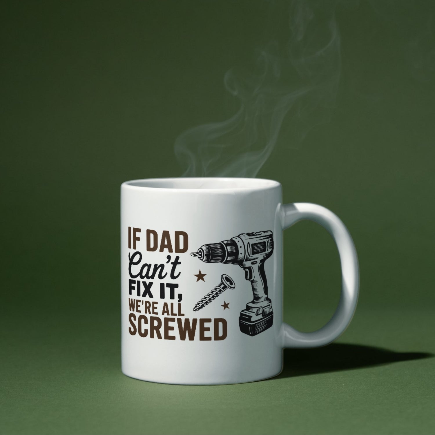 Father's Day - If dad can't fix it... - 11oz Mug