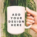 White mug 15oz
