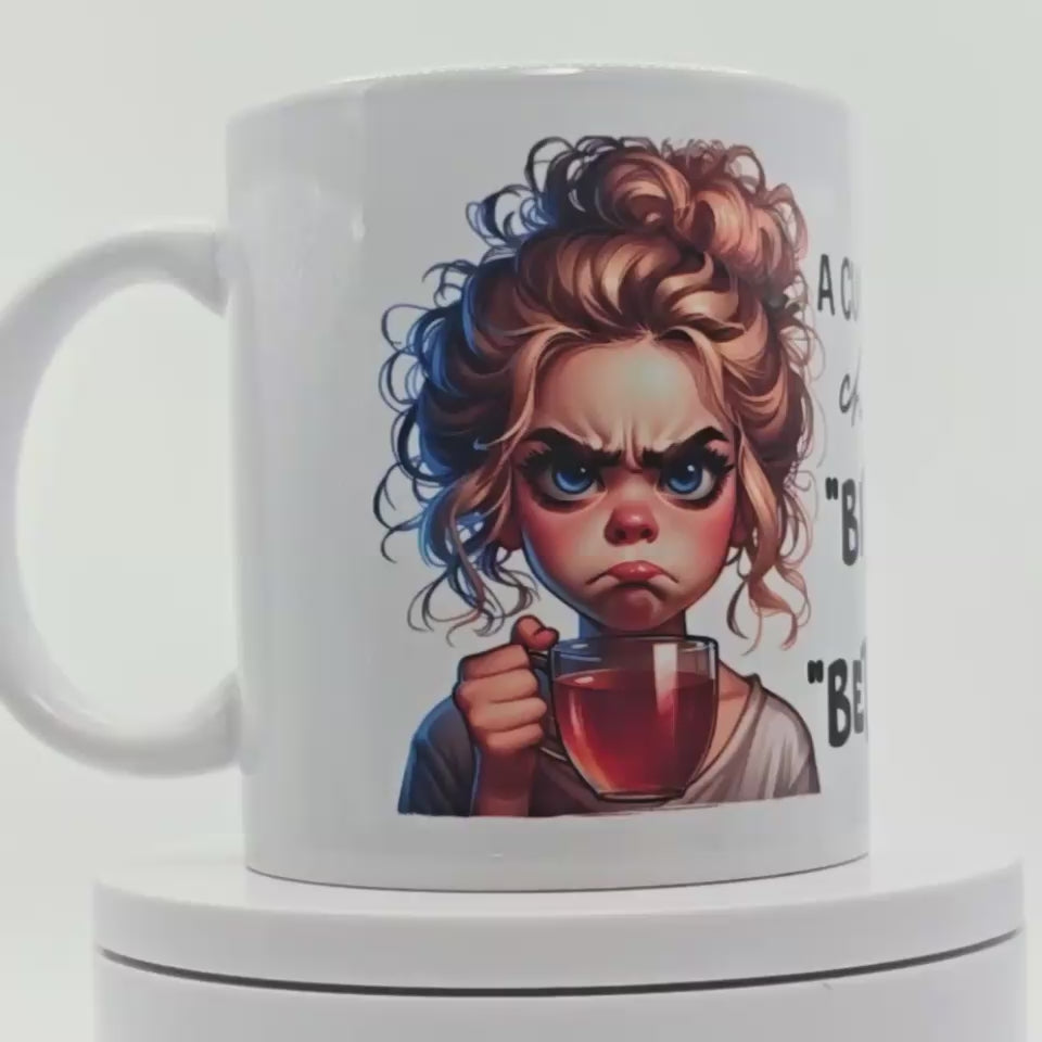 Tea mug - 11oz w/ quote