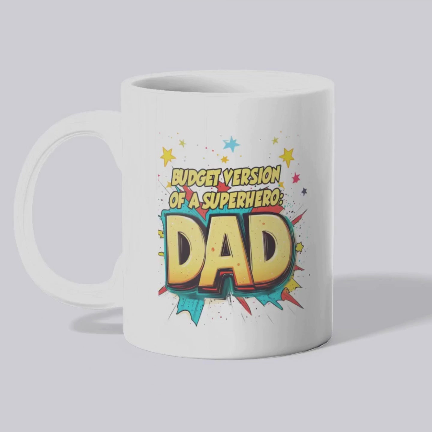 Father's Day - Budget Version of Superhero - 11oz Mug
