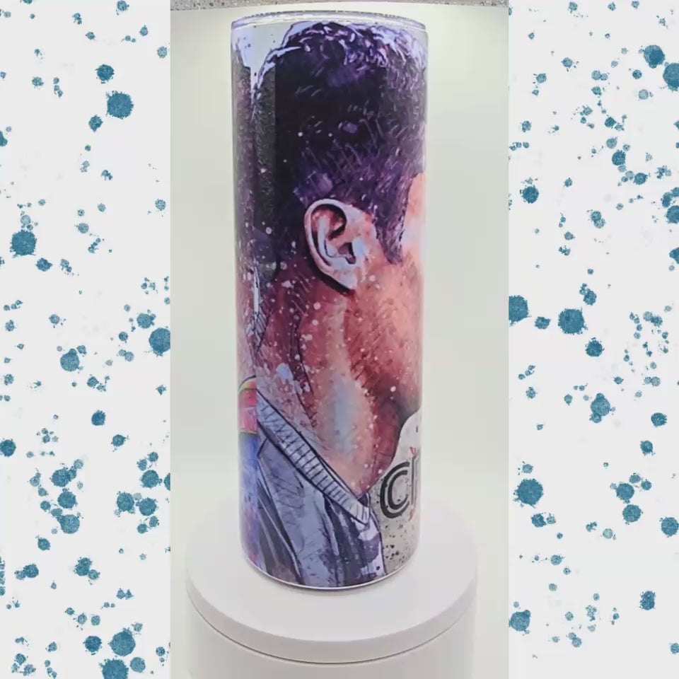 Ronaldo vs Messi - 20oz SS Tumbler