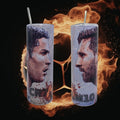 Ronaldo vs Messi - 20oz SS Tumbler